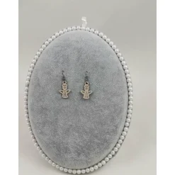 Ohrringe Lace Engel Creme Klein