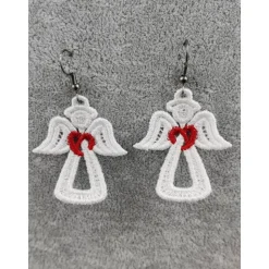 Ohrringe Lace Engel mit Herz