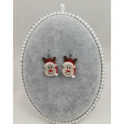 Ohrringe Lace Rentier mit Mütze einseitig