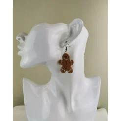 Ohrringe Lebkuchenmännchen Lace Weihnachten Christmas