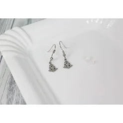 Ohrringe Ohrhänger Weihnachten Weihnachtsbaum Tannebaum Tannenbaum Nikolaus Advent Geschenk Geschenkidee Ohrhaken