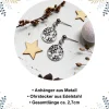 Ohrringe Schneeflockentanz • Ohrhänger | Ohrschmuck | Weihnachten