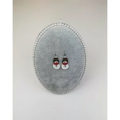 Ohrringe Schneemann Lace Weihnachten Christmas