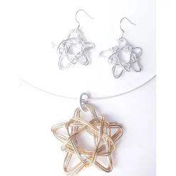 Ohrringe Stern silber