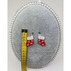 Ohrringe Stiefel Lace Weihnachten Christmas