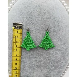 Ohrringe Tannenbäumchen Lace Weihnachten Christmas