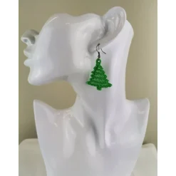 Ohrringe Tannenbäumchen Lace Weihnachten Christmas