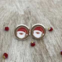 Ohrringe Weihnachtsmann- Geschenk für Mädchen