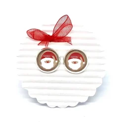 Ohrringe Weihnachtsmann- Geschenk für Mädchen