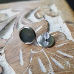 Ohrstecker Edelstahl 10mm Cabochon mit eigenen Bild personalisiert