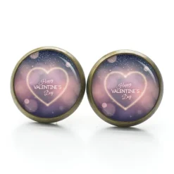 Ohrstecker Ohrhänger Clipse Valentinstag Herz Liebe rosa - verschiedene Größen - Edelstahl - Geschenkidee Just Trisha