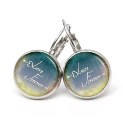 Ohrstecker Ohrhänger Clips Valentinstag Love you - verschiedene Größen - Edelstahl - Geschenkidee Just Trisha