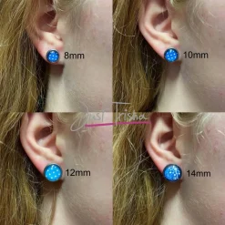 Ohrstecker, Ohrhänger, Ohrclipse Weihnachten Rudolph XMas Christmas Reindeer