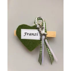 Oktoberfest-Anstecker Dirndl-Brosche Namensschild, Filz  für Veranstaltungen, Hochzeit, Geburtstag, Personalisierung, Logo