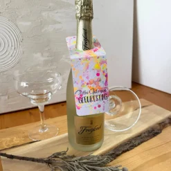 Original handgemachte Flaschenanhänger bunt kein Druck. Geschenkverpackung Anhänger, Geschenk Anhänger