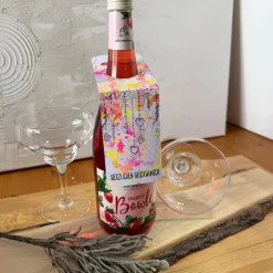 Original handgemachte Flaschenanhänger bunt kein Druck. Geschenkverpackung Anhänger, Geschenk Anhänger Papier,