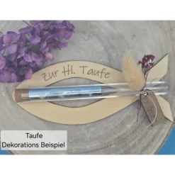 Originelle Geldgeschenkfishe aus Holz – "Konfirmation, Kommunion und Taufe