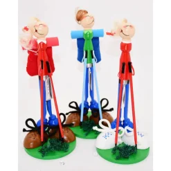 Originelles Geldgeschenk für Wanderer, Wanderin & Nordic Walking – Handgemachte Figur zum Geburtstag