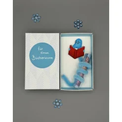Originelles Geschenk für Bücherwurm – handgemachte Geschenkbox für Leseratten