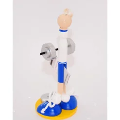 Originelles Geschenk für Sportler & Sportlerinnen – Geldgeschenk Figur mit Gewichten und Gymnastik-Motiv