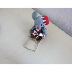 Originelles Mäuse Geldgeschenk zu Weihnachten – Unikat Mausefalle kreativ dekoriert