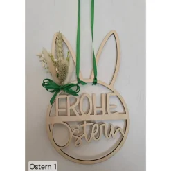 Oster - Türkränze "Frühlingszauber" - Handgefertigte Unikate aus Holz