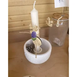 Oster Kerzenhalter im Boho Stil – liebevolle Frühlingsdekoration