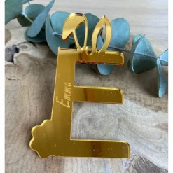 Osteranhänger mit Namen / personalisierte Hasen Buchstaben für Osterkörbe