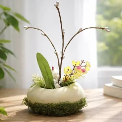 Osterblumenvase - Osterdekoration - Dekoblumen - Osterei