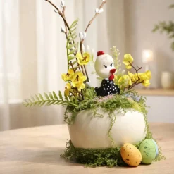 Osterblumenvase - Osterdekoration - Dekoblumen - Osterei