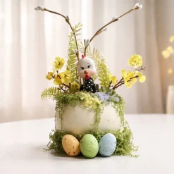 Osterblumenvase - Osterdekoration - Dekoblumen - Osterei