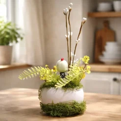 Osterblumenvase - Osterdekoration - Dekoblumen - Osterei