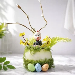 Osterblumenvase - Osterdekoration - Dekoblumen - Osterei