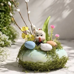 Osterblumenvase - Osterdekoration - Dekoblumen - Osterei