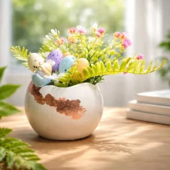 Osterblumenvase - Osterdekoration - Dekoblumen - Osterei