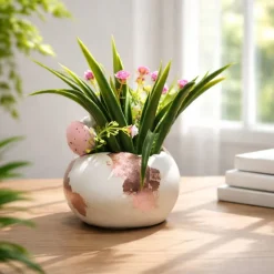 Osterblumenvase - Osterdekoration - Dekoblumen - Osterei