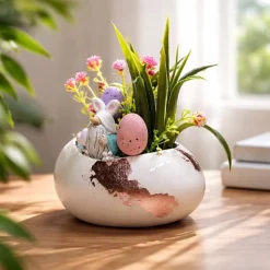 Osterblumenvase - Osterdekoration - Dekoblumen - Osterei