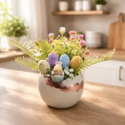 Osterblumenvase - Osterdekoration - Dekoblumen - Osterei