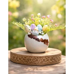 Osterblumenvase - Osterdekoration - Dekoblumen - Osterei