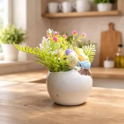 Osterblumenvase - Osterdekoration - Dekoblumen - Osterei