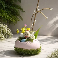 Osterblumenvase - Osterdekoration - Dekoblumen - Osterei