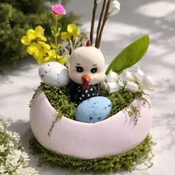 Osterblumenvase - Osterdekoration - Dekoblumen - Osterei