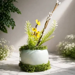 Osterblumenvase - Osterdekoration - Dekoblumen - Osterei