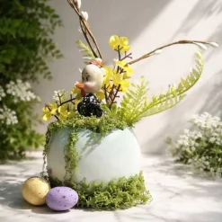Osterblumenvase - Osterdekoration - Dekoblumen - Osterei