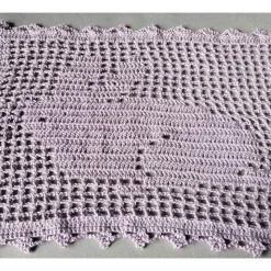 Osterdeckchen Hase Hell lila!