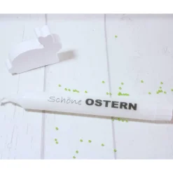 Osterdeko * Osterkerze * Gastgeschenk * Geschenkidee Ostern * Osterhase