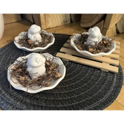 Osterdeko Dekoration Ostern Raysin Figur Hase Häschen Schale Frühling Tischdeko Geschenk Handmade