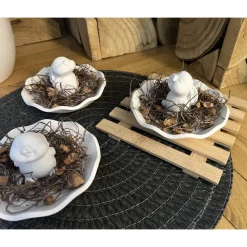 Osterdeko Dekoration Ostern Raysin Figur Hase Häschen Schale Frühling Tischdeko Geschenk Handmade