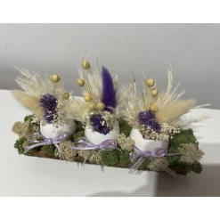 Osterdeko Ostergesteck Deko Trockenblumen