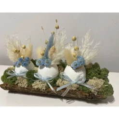 Osterdeko Ostergesteck Deko Trockenblumen